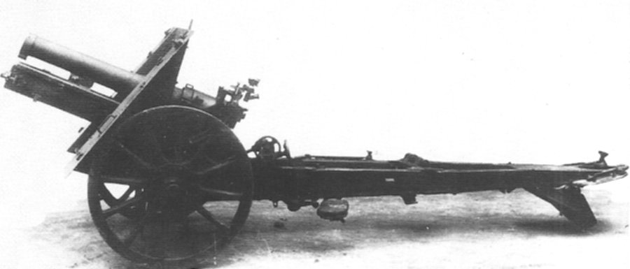 experimentelles Typ 1 105 mm Gebirgsgeschütz