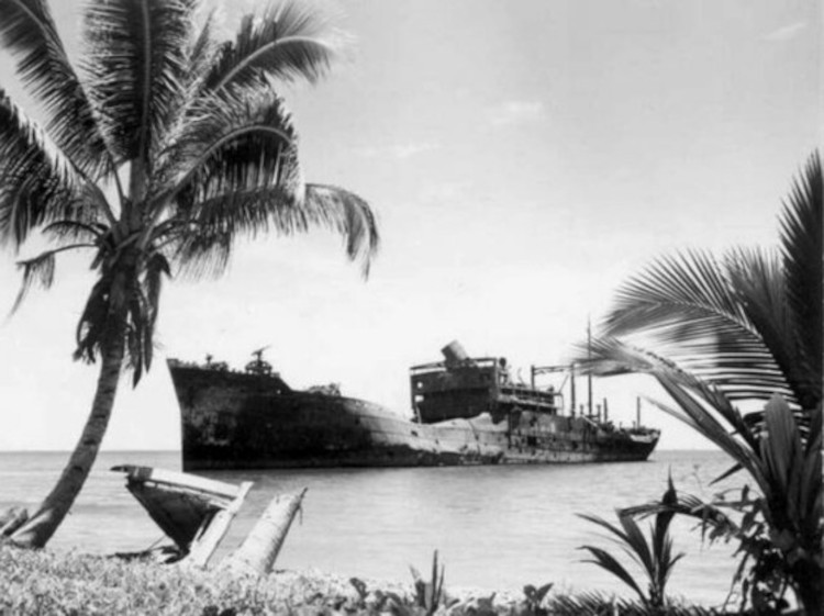 Wrack der Hirokawa Maru